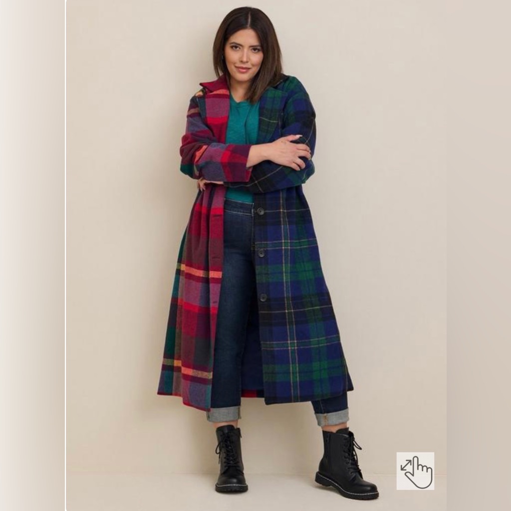 Wool Button Front Coat